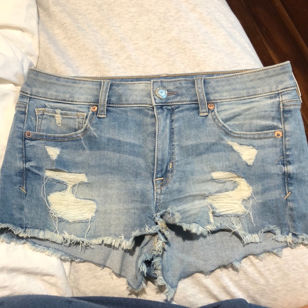 american eagle jean shorts